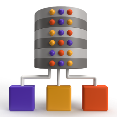 Database Connection  3D Icon