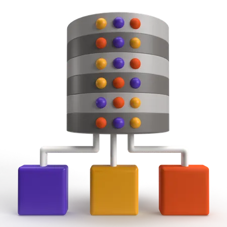 Database Connection  3D Icon