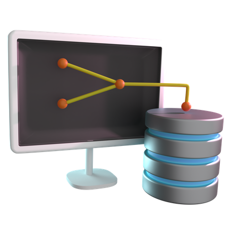 Database Connection  3D Icon