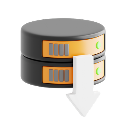 Database Download  3D Icon