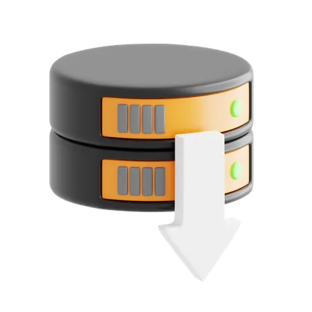 Database Download  3D Icon