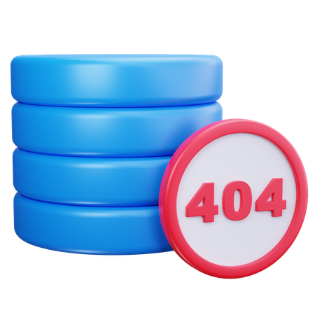 Database Error  3D Icon