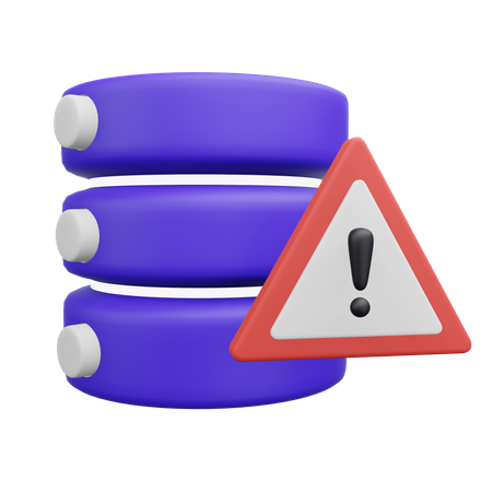 Database Error 3D Icon