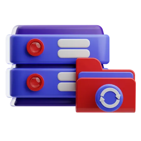 Database Folder  3D Icon