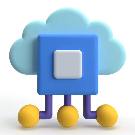 Database Hosting  3D Icon