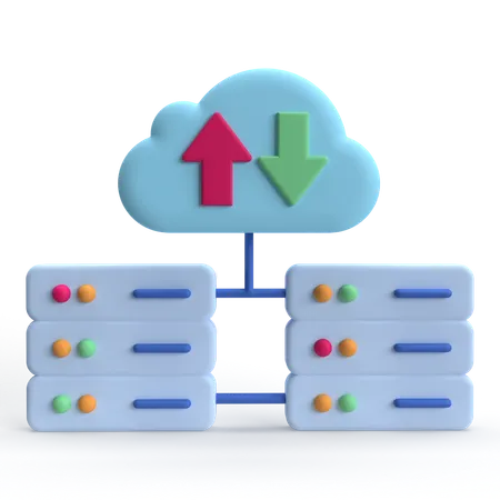 Database Hosting  3D Icon
