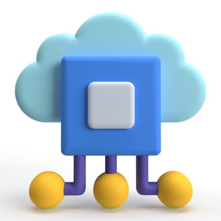 Database Hosting  3D Icon