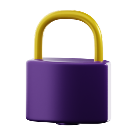 Database Lock  3D Icon