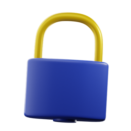 Database Lock  3D Icon