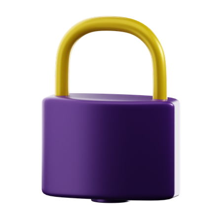 Database Lock  3D Icon