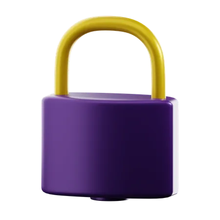 Database Lock  3D Icon