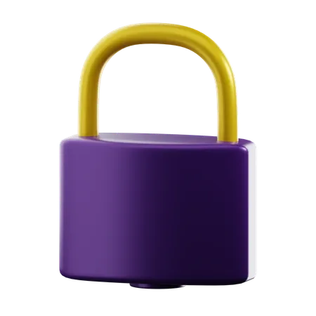 Database Lock  3D Icon