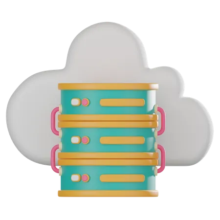 Cloud Icon Symbolizing Cloud Storage Technology Perfect For Illustrating The Essence Of Secure Data Hosting And Cloud Computing Solutions 3 D Render Illustration 3D Icon