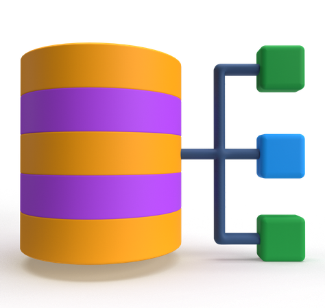 Database Management  3D Icon