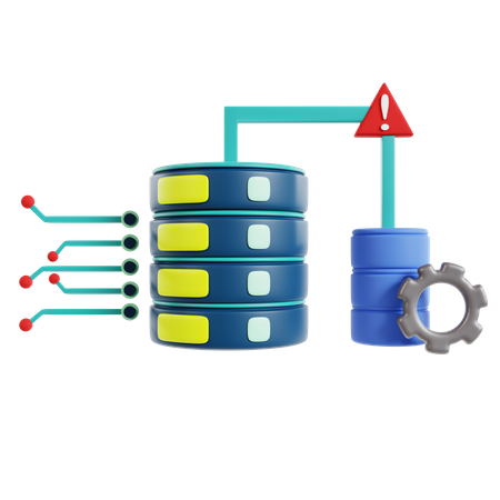 Database Management  3D Icon