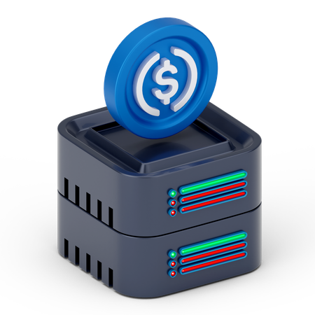 Database management  3D Icon