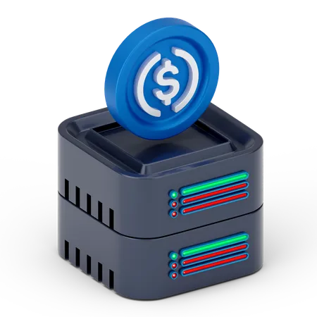 Database management  3D Icon