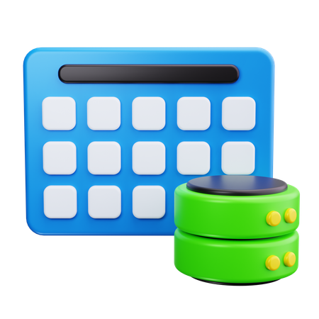 Database Management  3D Icon