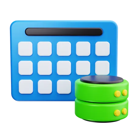 Database Management  3D Icon