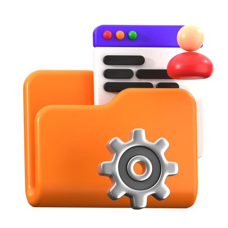 Database management  3D Icon