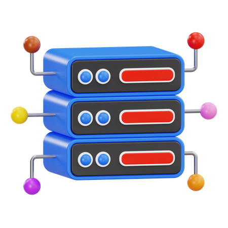 Database network  3D Icon
