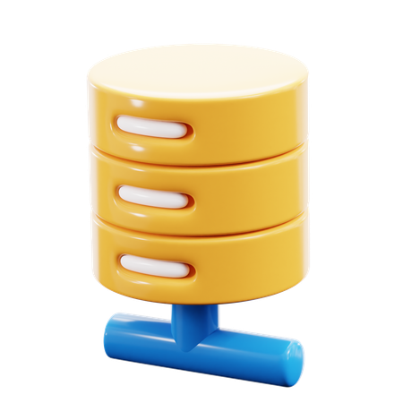 Database Network  3D Icon