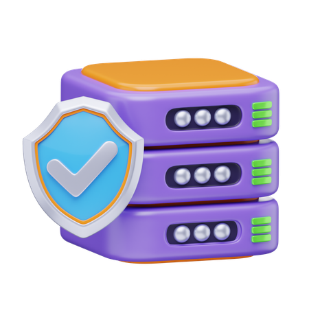 Database Protection  3D Icon