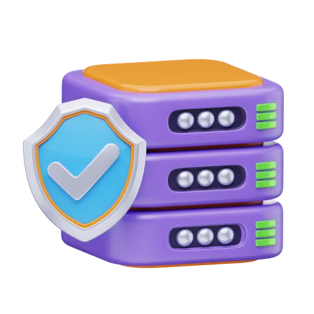 Database Protection  3D Icon