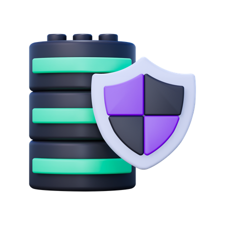 Database Protection  3D Icon