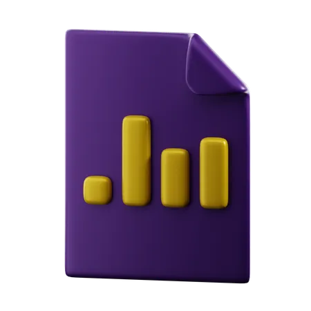 Database Reporting  3D Icon