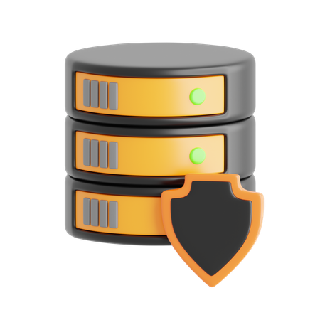 Database Security  3D Icon