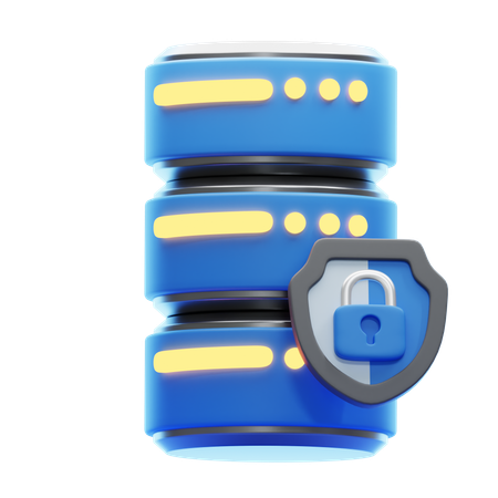 Database security  3D Icon