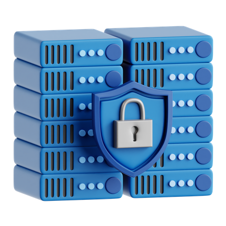 Database Security  3D Icon