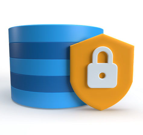 Database Security  3D Icon