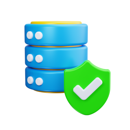 Database Security  3D Icon