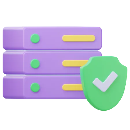 Database Security  3D Icon