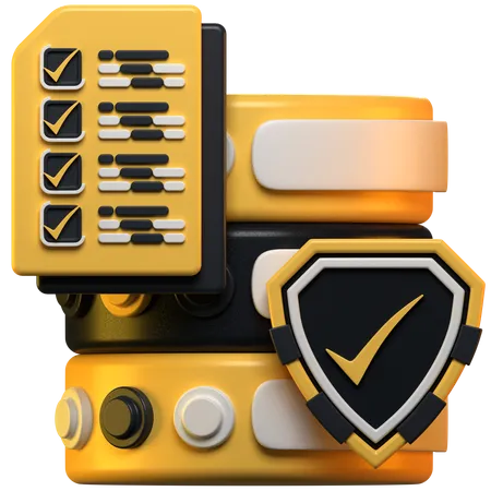 Database Security  3D Icon