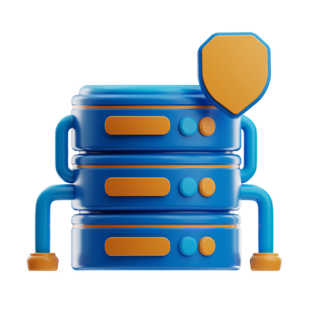 Database Security  3D Icon