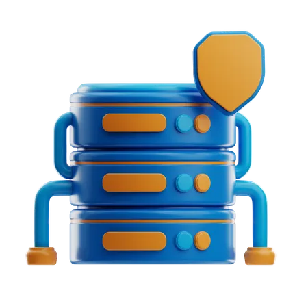 Database Security  3D Icon