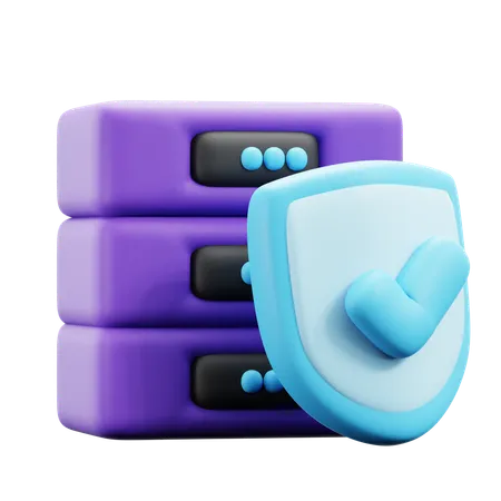 Database Security  3D Icon