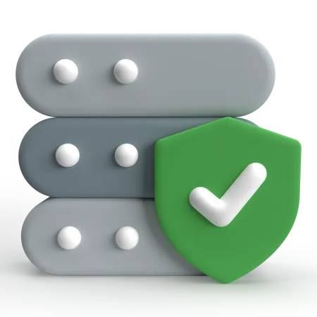 Database Security  3D Icon