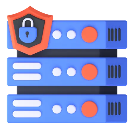 Database Security  3D Icon