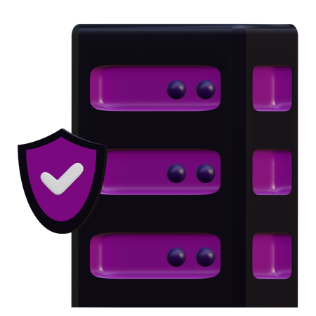 Database Security  3D Icon