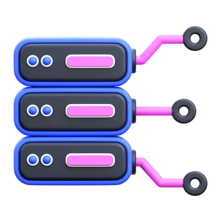 Database Server  3D Icon