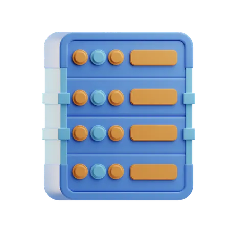 Database Server  3D Icon
