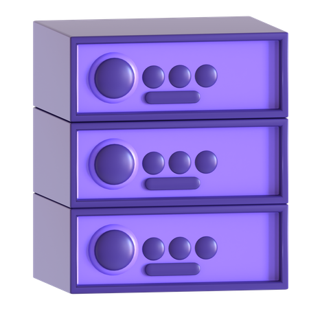 Database Server  3D Icon
