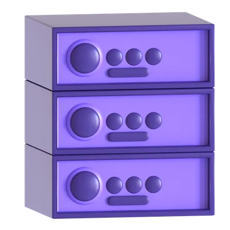 Database Server  3D Icon