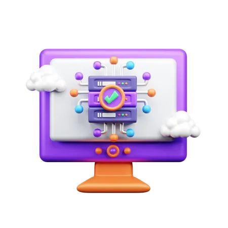 Database server  3D Icon