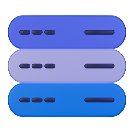 Database Server  3D Icon