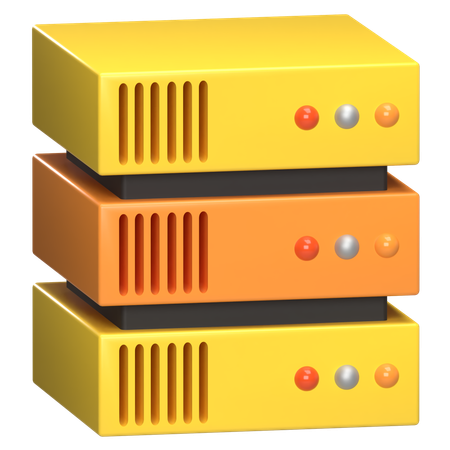 Database Server  3D Icon